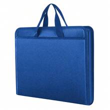 Document Organizer Portable Document Storage Bag With Zipper For Office Home School File Storage Bag With Handles - Rectangle - View 9