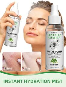 HJPHJP Centella Asiatica Toner, Facial Toner For Oily Skin, Pore Refining Toner With Centella Extract, Hydrating, Oil Balancing & Skin Soothing Care, Lightweight Fast Absorbing Daily Face Toner For All Skin Types, Skincare Essentials, Halloween Gift,100ml - Centella - View 1