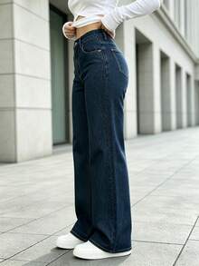 Women Jeans - Dark Wash - View 3