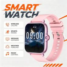 QAGSFLC SmartWatch 新款熱銷智慧手錶：中性矽膠錶帶，支援通話/接聽、計步、卡路里追蹤、多種運動模式、遠端拍照、音樂控制、鬧鐘提醒與訊息通知。180mAh 鋰電池多功能運動智慧手錶，適合送給情侶、長輩、朋友、同學等場合的禮物 - 彩色 - 查看 7