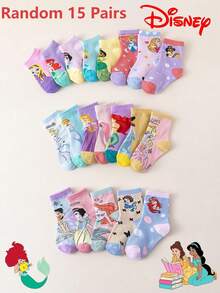 1/5/10/15/20 Pairs Random Disney Kids Socks Colorful Fun Christmas Gift Socks - Multicolor - View 18