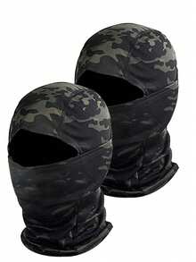 1pc/2pcs/3pcs Unisex Ski Balaclava Face Mask, Lightweight UV Protection Mask, Suitable For Motorcycle, Snowboarding And Other Sports; Unisex Breathable Full Face Mask, Suitable For Skiing And Other Outdoor Sports - Multicolor - View 10