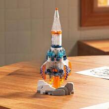 Set Balok Bangunan Eksplorasi Luar Angkasa, Model Roket Astronot, Pesawat Ulang Alik, dan Stasiun Luar Angkasa, Mainan Puzzle Rakit Kreatif, Cocok untuk Remaja dan Dewasa, Dekorasi Meja Kantor, Pajangan Koleksi, Hadiah Ulang Tahun, Hadiah Natal, Kembali ke Sekolah - MultiWarna - View 14