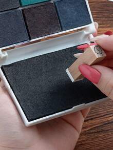 Set Stempel Vintage Pola Santai 25 Buah/Kotak, Stempel Kreatif Termasuk Pola Cuaca, Kehidupan Sehari-hari, dan Suasana Hati, untuk Dekorasi Alat Tulis dan Scrapbooking - Aprikot - View 7
