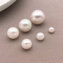 10/20pcs Sakura Pink ABS Faux Pearl Beads Smooth Round Hole Faux Pearl Spacer Beads For DIY Handmade Bracelet Necklace Jewelry Making - Baby Pink - View 7