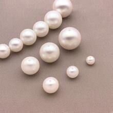 10/20pcs Sakura Pink ABS Faux Pearl Beads Smooth Round Hole Faux Pearl Spacer Beads For DIY Handmade Bracelet Necklace Jewelry Making - Baby Pink - View 6