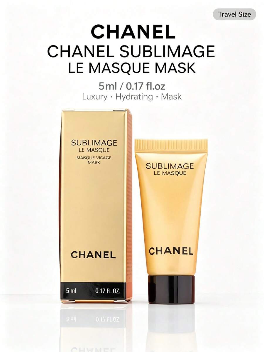 Chanel-5ml-Travel Size Luxury Essence Revitalizing Mask, Hydrating & Moisturizing, Repairing & Soothing, Nourishing - 5ML-travel Size - View 1