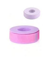 1pc Wholesale Non-Woven Silicone Eyelash Tape, Breathable & Hypoallergenic, Purple Base, Suitable For Eyelash Extensions - Purple - View 10