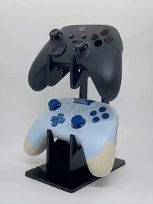Acrylic Game Controller Stand Dual-Layer Gaming Controller Holder For Gamepads Universal Storage Rack Desktop Organizer For Hardcore Gamers Casual Users Workspace Storage Shelf Gaming Accessory Gaming Room Decor Desk Accessories - Multicolor - View 9