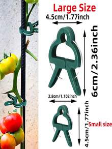 20pcs Garden Plant Clips, Plastic Gardening Clips, Butterfly Orchid Tomato Vine Branch Fixing Support Clips - A - View 4