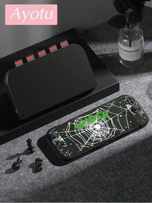 Ayotu Halloween Spider Web & Star Pattern Protective Case, Compatible With Switch, Compatible With New Switch 2 (2025)/Switch NS/Switch OLED, Can Be Installed On Dock Without Removing Protective Case, Universal Game Controller Protective Cover, Switch Game Accessories, Anti-Drop, Anti-Slip, Anti-Scratch, Fashionable And Beautiful, Suitable For Autumn/Christmas/Back To School/Winter/Easter/Birthday Gift/Halloween And Other Occasions. - View 8