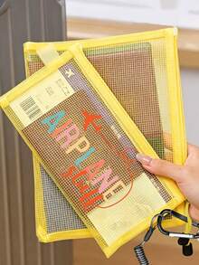 Holiday Travel Organizer Bag, Anti-Theft Chain Wallet, Passport Holder, Cable Organizer, Cosmetic Bag, Coin Purse, Mesh Design For Easy Access - Multicolor - View 7