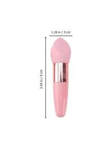 6pcs Makeup Sponge Set With Handle, Dual-Use Wet & Dry Makeup Brushes, Suitable For Foundation, Concealer, Blush, Highlighter, Portable Makeup Sponges - Multicolor - View 4