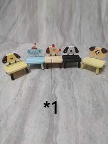 1pc Cute Cartoon Phone Stand, Creative Stool Design, Suitable For Phone Or Tablet, Upright Phone Holder, Phone Decoration, Phone Stand, Gift, Graduation Gift, Home Decor, Room Decor - Multicolor - View 11