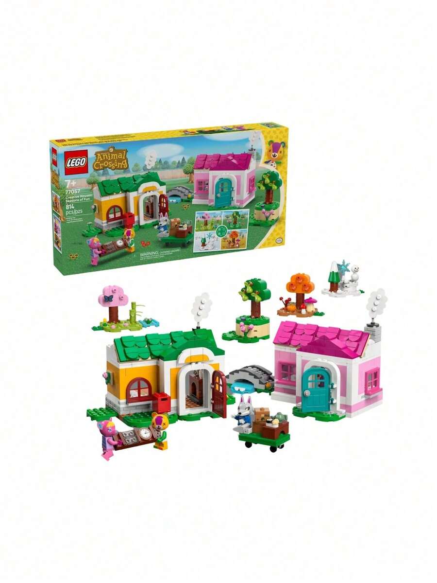 LEGO بيوت إبداعية في Animal Crossing®: مواسم المرح GIRLS FIRST 77057 - متعدد الألوان - مشاهدة 1