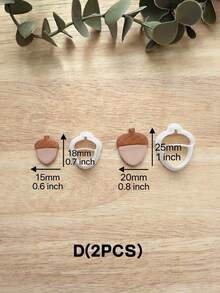 Autumn Themed Polymer Clay Cutters, 18Pcs Fall Shape Mold, Pumpkin Maple Leaf Fox Acorn Cup Cutter For Handmade Earring Jewelry DIY Craft - White - View 8