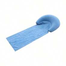 1pc Beach Mat With Inflatable Pillow, Sand-Proof Outdoor Mat, Foldable Portable Waterproof Mat For Camping, Picnic, Solo Sleeping, Sunbathing Pad - A - View 2
