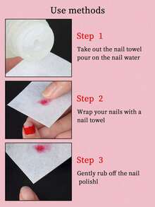 وسادات/مناديل إزالة طلاء الأظافر (قماش غير منسوج) - متعدد الألوان - مشاهدة 4