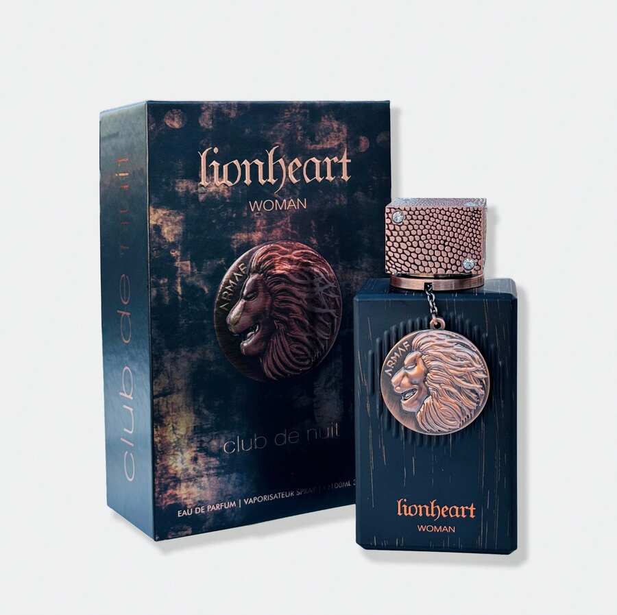 ARMAF Club De Nuit Lionheart Eau De Parfum Para Mujer 100ml Familia Especiada Notas De Salida Lavanda Y Vainilla Notas De Corazón Cacao Y Jengibre Notas De Base Vainilla Fragancia Dulce Y Especiada Seductora Y Cálida Ideal Para Día Y Noche (Contador: 238 - Cálido y picante - Ver 1