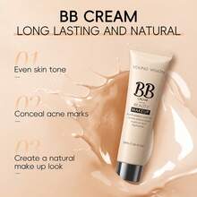 YOUNG VISION Long-Wearing BB Cream, Oil Control Concealing Foundation - 102 Ivory - View 6