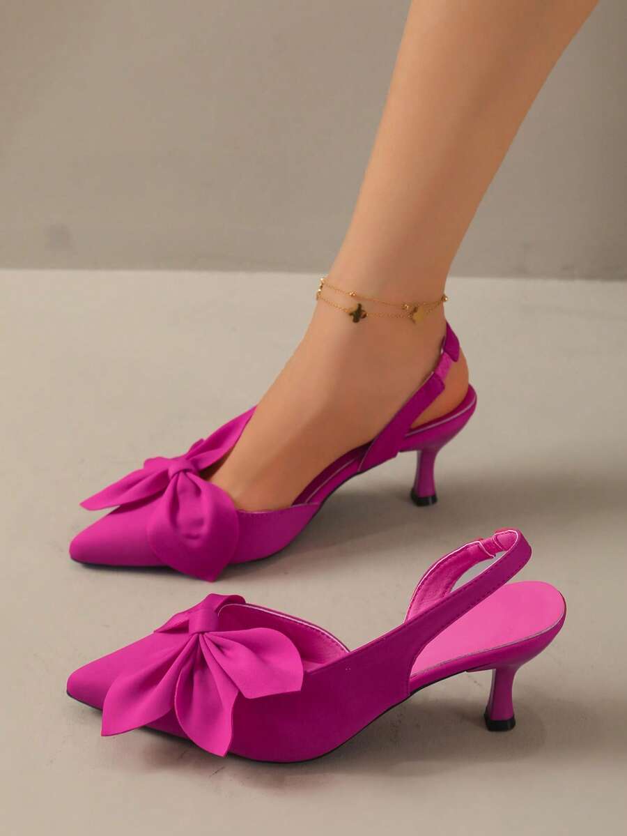 Sandalias de tacón alto con punta cerrada, estilo francés. Nuevos zapatos planos delicados para damas de primavera, zapatos planos de punta puntiaguda sin talón