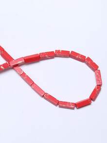 1 Strand 4x13mm Natural Stone Beads Rectangle Emperor Stone Loose Spacer Beads For Jewelry Making DIY Unique Bracelets Necklace Earrings - Multicolor - View 15