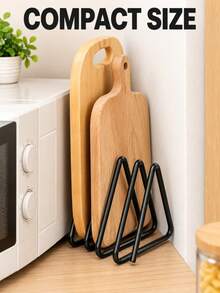 Desktop Cutting Board Storage Rack Metal Cutting Board Holder Kitchen Vertical Cutting Board Rack Suitable For Cutting Board Ventilation And Drainage Kitchen Storage Kitchen Utensil Storage Rack Room Decor Kitchen Essentials Christmas Home Decor - Multicolor - View 7