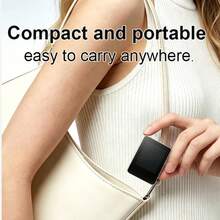 Magnetic Selfie Screen Mirror, Selfie Remote Control Assistant, Rear Camera Selfie Viewfinder, Wireless Real-Time Preview Vlog Monitor, One-Click Focus Adjustment, Magnetic Ring Included, Compatible With Various Smartphones - View 7