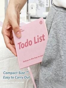 Random 1 Four Party Partner Party Skin Friendly Face Plan Book Time Management ScheduleBook Self-Discipline Card Printing Book Portable Notebook Daily Goal Planning Book Habit Tracking Handbook Portable Memo Book Student Office GoalCheck In DiaryBook - A - View 3