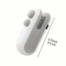 Mini Sealer, 2-In-1 Heat Sealer And Cutter, USB Rechargeable Portable Handheld Food Bag Resealer, Magnetic Design, Instant Heating, Keep Food Fresh, Suitable For Potato Chips, Snacks, Plastic Bags (PP, PE, PVC), Kitchen Storage - Multicolor - View 13