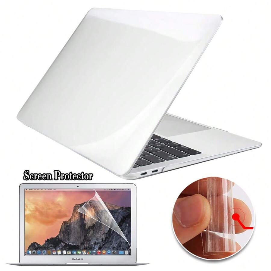 2-In-1/Bundle Laptop Case With Screen Proteor For 2026 Neo 13" A3404 Air 13.6 A2681 A3113 Pro13 A2251/A2289/A2338Inch With Screen Proteor Plastic Hard Protective Case Screen Shell Laptop Case - View 1