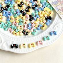 20/50/100pcs Mini Game Controller Resin Charms, Colorful Cartoon Controller Cream Glue DIY Material, Flat Back 3D Decorative Patches - Random Mix - Super Mini Handle Hybrid - View 8