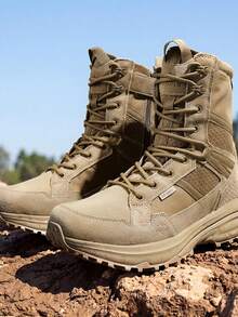 Men Military & Tactical Boots - Beige - View 3