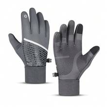 Vilico New Winter Warm Gloves, Unisex Touchscreen Gloves, Suitable For Outdoor Sports, Running, Cycling, And Skiing - Multicolor - View 3