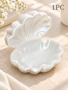 Pearl Shell Jewelry Storage Box, Elegant Shell Decorative Box, Suitable For Vanity, Wardrobe, Bedroom, Bathroom, Desk Decoration, Practical Storage Gift For Women And Girls, Showcasing Their Elegant Style - Multicolor - View 11