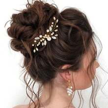 1pc Shiny Elegant Party Iron Hair Stick Bridal Wedding Hair Accessory For All Seasons - Color - View 2