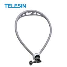 TELESIN SE3 Base Neck Mount For Action Cameras Soft Cushioning Flexible Storage Chest Strap Necklace Holder Universal 3-Prong Adapter Hands-Free Neck Mount For First-Person Perspective Video Recording - View 13