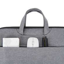 Tas Laptop 15,6 Inci, Minimalis Ringan, Pegangan Tersembunyi, Tas Kerja Klasik, Unisex, Perjalanan, Universitas, Tas Laptop Bisnis - MultiWarna - View 5