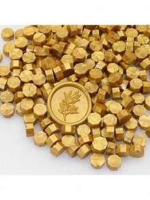300pcs/Bag Octagonal Wax Beads, Handmade Card & Envelope Decoration, Sealing Wax, Suitable For DIY Crafts, Gift Wrapping, Envelope Sealing, Party Invitations, Christmas, Scrapbooking - 300 Octagonal Wax Pellets - View 16