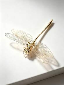 1pc Hollow Dragonfly Figurine,Tabletop Decor, Accents,Art Collections. Suitable For Homes,Studies,Offices Window Displays. Features Realistic Wing Vein Detailing And A Three-Dimensional Insect Design; Affordable Luxury Gift For The Holidays. - Multiple Styles - View 5
