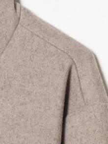 GDDYIN Women's Autumn New Vintage Commuter Stand Collar Short Wool Coat - Beige - View 7