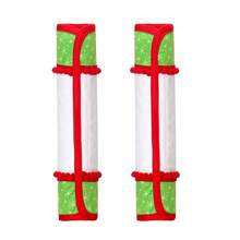 The Grinch Bộ 2 tay nắm tủ lạnh trang trí Giáng Sinh ngày lễ sáng tạo, vỏ bọc bảo vệ tay nắm tủ lạnh - Trang trí tay nắm - Xem 6