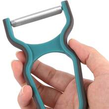 Stainless Steel Vegetable & Fruit Peeler | Home Storage Multi-Function Peeling Tool - Peeling - Sharp Peeling, Comfortable Grip, Suitable For Kitchen - Camping & Travel - Fruit | Vegetable | Peeler Set - Multicolor - View 5