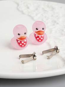 Sweatshirt Pendant Accessory, Suitable For Sweatshirt, Sweatpants And Dress Rope Head Pendant, Cartoon DIY Cute Duck Design Sweatshirt Decoration, Shoelace Charm, Hoodie Drawstring Pendant Rope Head Buckle, Sports Shirt Drawstring Charm, Special Holiday Gift - A - View 22