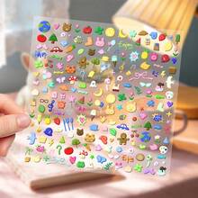 1pc Colorful Line Art Sticker For Decorating Planner, Diary, Scrapbook, Envelope, Greeting Card, Notebook, Laptop, Suitcase, Phone, Guitar, Skateboard, Luggage - Colorful Line Art - View 4