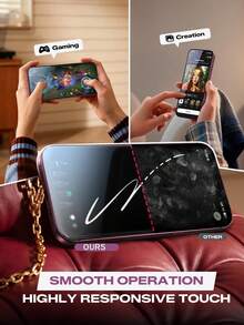 2pcs High Definition Tempered Glass Screen Protector, High Hardness, Transparent, Anti-Scratch, Anti-Fall, Waterproof, Compatible With IPhone Duo/18 Pro Max/18 Pro/18/17e/17 Pro Max/17 Pro/17 Air/17/16 Pro Max/16 Pro/16 Plus/16/15 Pro Max/15/14/13/12 And Other Models. - Clear - View 3