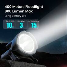 Philips Rechargeable Battery Flashlight, Ultra-Long Life, High Capacity, Portable Spotlight For Outdoor And Emergency Lighting - Multicolor - View 6