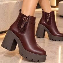 Women Ankle Boots & Booties - Camel - View 3