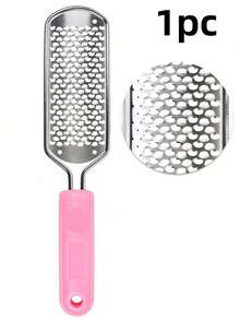 1pc Foot Care Foot Brush, Stainless Steel Foot Exfoliating Foot File, Foot Scraper, Suitable For Dry And Wet Foot Hard Skin, Cracked Dead Skin Removal - Multicolor - View 9