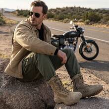 Men Military & Tactical Boots - Beige - View 12